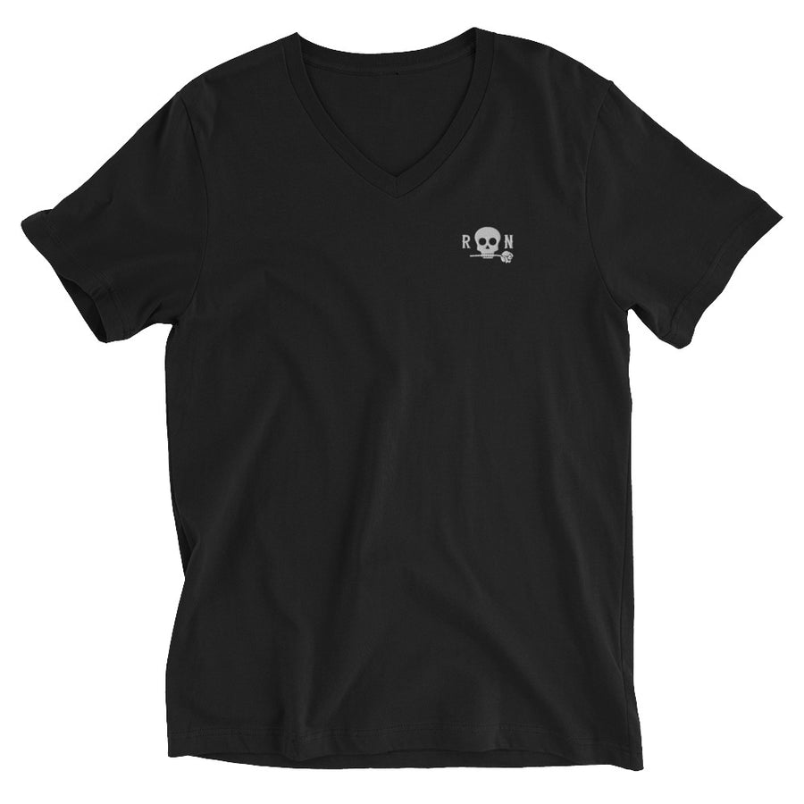 Skull V-Neck T-Shirt